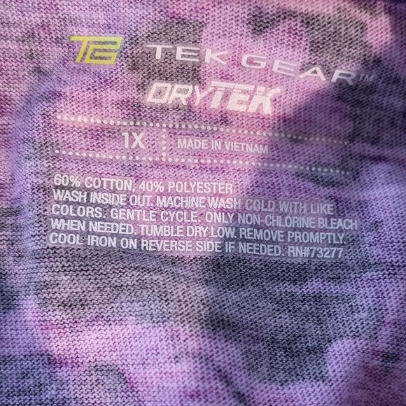 Tek Gear Dry Tek Long Sleeve Athletic Top - Picture 7 of 7